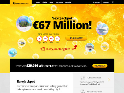 Lottery Landing Page landing lottery web
