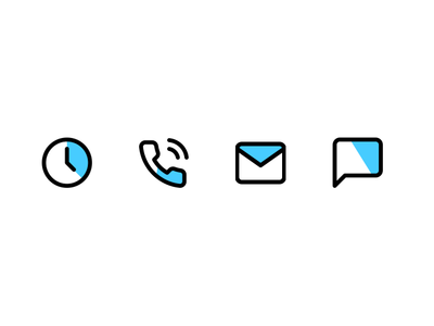 Icons Set brand branding design flat icon illustration minimal type vector web website