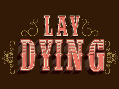 As I Lay Dying book cover decorative illustration typography