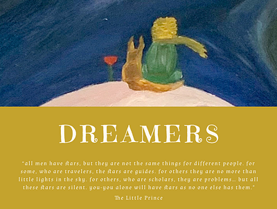 Oil painting by Nini Arevadze - "Dreamers" art portfolio graphic design oil paintings portfolio