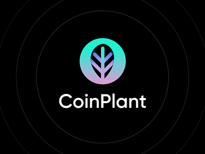 CoinPlant Logo best logo design blockchain logo coin coin logo creative logo design crypto crypto coin crypto logo crypto logo design logo design plant plant logo