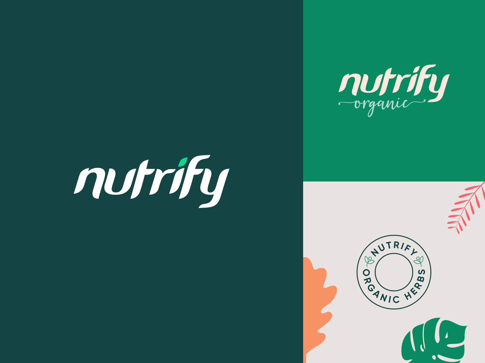 Nutrify Logo By Hariom Meena On Dribbble