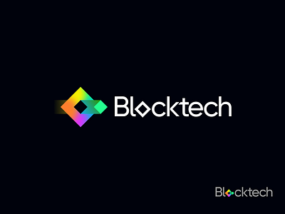 Blocktech Logo b logo best logo block logo blockchain blockchain logo branding chain logo colorful logo design logo logo design logodesign mark mark design neon neon logo tech tech logo technology technology logo