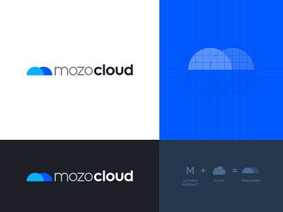 MozoCloud Logo Design branding cloud cloudlogo cloudmark clouds logo logodesign logomark mark mozo mozocloud