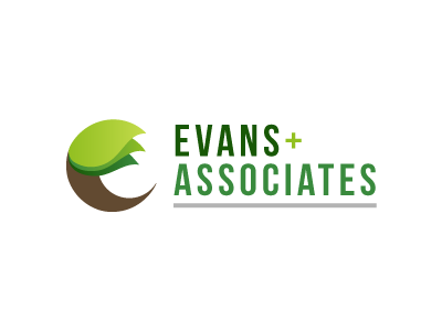 Evans + Associates Branding leaf leaves tree