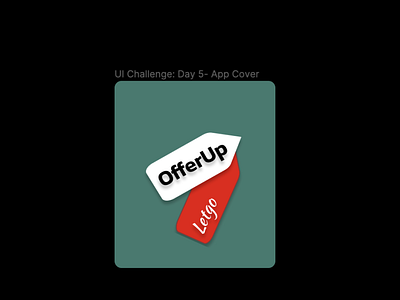 App Cover: Day 5 UI Challenge