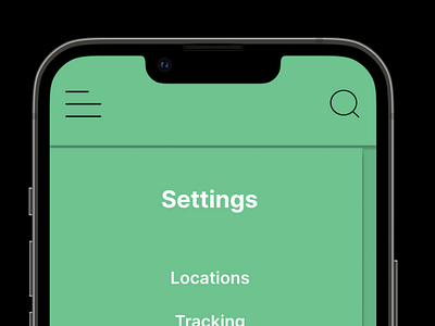 Day 7 UI Challenge: Settings page on a mobile page. daily challenge design font typography ui