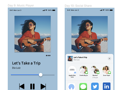 Day 10-Social Share daily challenge design typography ui ux