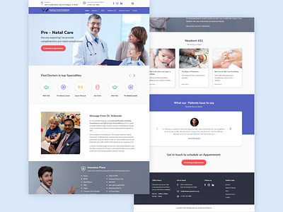 Medical Site Redesign healthcare medical health uidesign user experience website