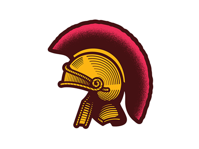 Helmet crosshatching helmet icon illustration vector