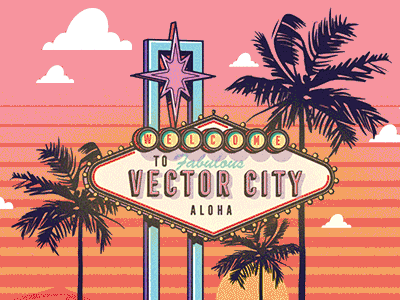 Welcome to Vector City after effects illustrator photoshop vector