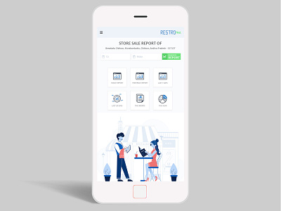 Restronist App Report screen