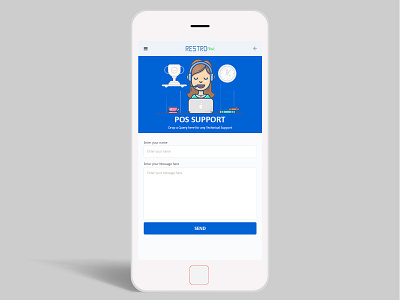 Restronist App Support Screen