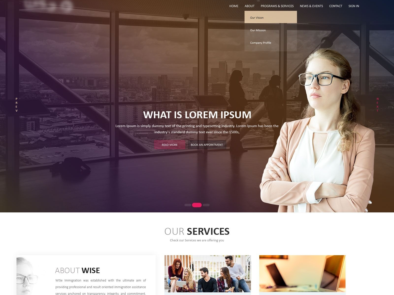 Agent Website Design by komal on Dribbble