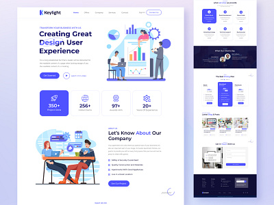 Creative Agency Landing Page Website adobexd asantor branding creativeagency design figma gfxhouse graphic design graphicdesign illustration logo newdesign ui uidesign uiux userexperience userinterface ux ux design webdesign