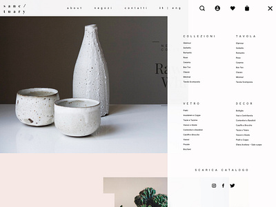 Design forniture - menu accessories branding brutalism brutalist design design art ecommerce elegance furniture magento megamenu menu minimal product responsive ui ux web website