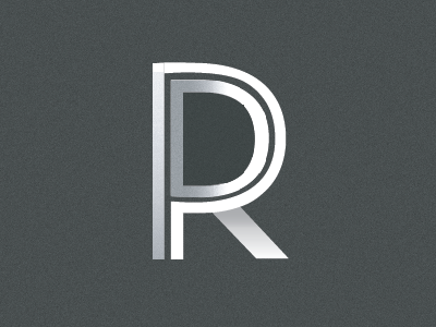 Personal brand experiments brand gradient greyscale logo neutraface rp
