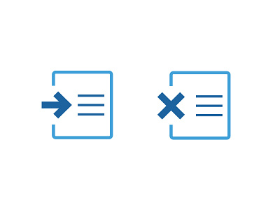 File Icons blue delete export file flat minimal paper