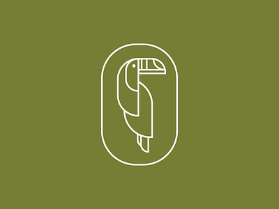 New Junglemethod Icon agency branding agency logo brand branding branding and identity flat jungle logo minimal toucan