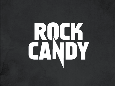 Rock Candy identity logo rock candy