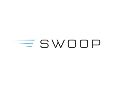 Swoop logo brand logo minimal motion