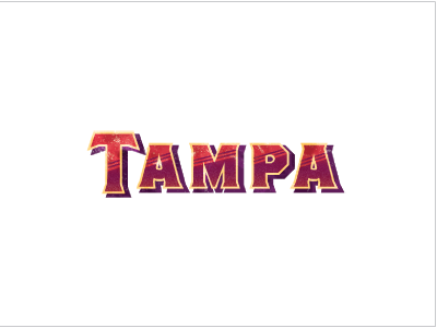 Tampa Logo cigar city grungy logo tampa texture vintage