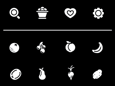 Fruit Icons fruit icons mini