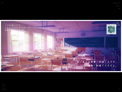 C4d -classroom shool -Postcard c4d design octane postcard