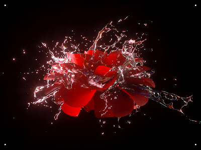 C4D Practice 9 c4d realflow 、 、octane