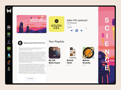 MOOC PODCAST PAGE app branding design graphic design illustration logo mobiledesign ui ux vector web web design webdesign