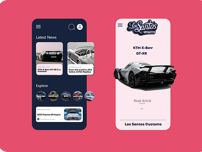 Vehicle Blog/Article App - I