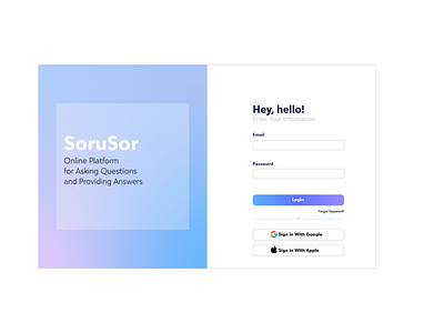 SoruSor : Platform for Asking Questions & Providing Answers