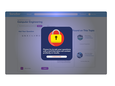 SoruSor : Platform for Asking Questions & Providing Answers app ask questions branding course design graphic design illustration kunduz logo mobiledesign quora soru sor sorusor ui ux vector