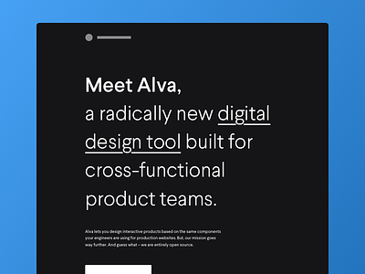 Meet Alva – a radically new design tool component design design system react system tool