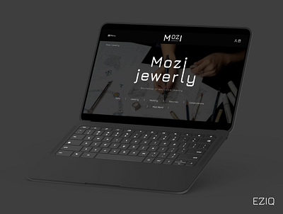 Concept landing page for workshop of exclusive jewerly. app branding concept design hero page illustration interface landing landing page logo ui ux