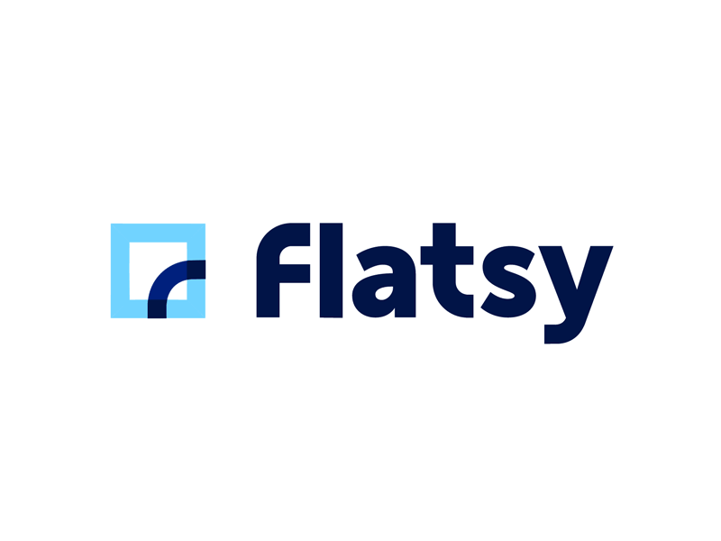 Flatsy - Logo Evolution animation brand gif illustration loop motion design motion graphics