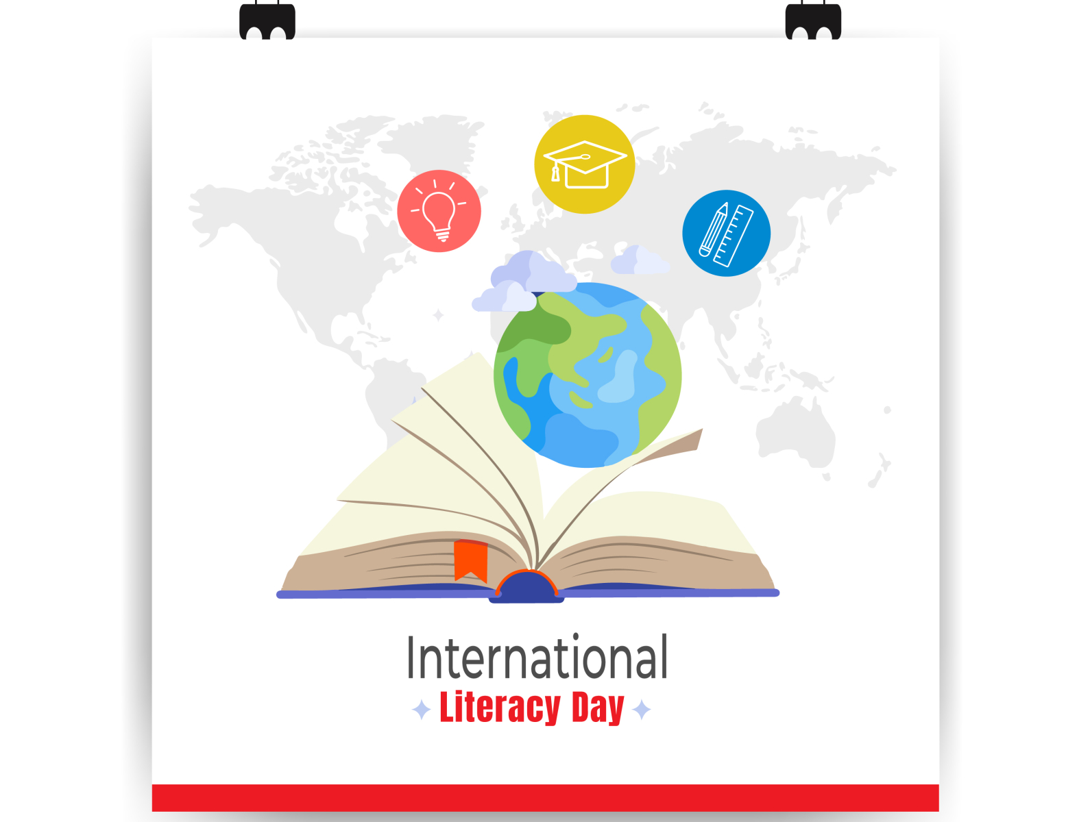 international literacy day by Yasmin H. Mozumder on Dribbble