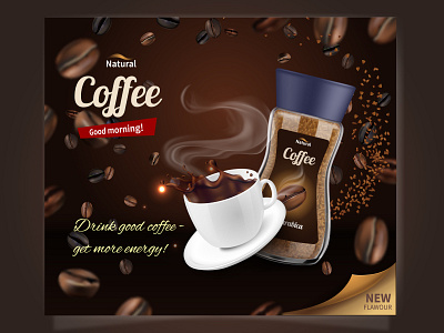 coffee banner template