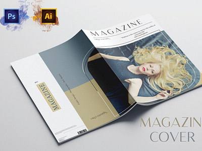 Professional catalog, magazine, cover and manual