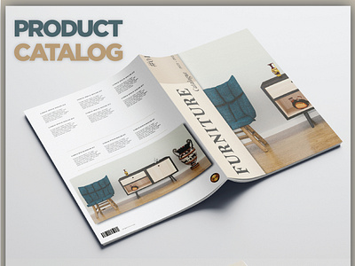 Professional catalog, magazine, cover and manual