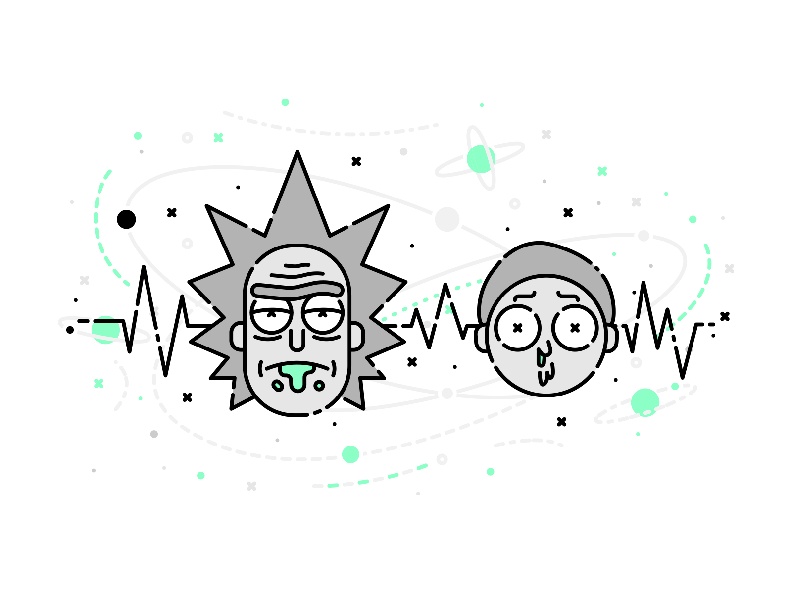 Free Free 137 Vector Rick And Morty Svg SVG PNG EPS DXF File