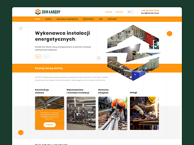 ZEM Łabędy - Website redesign branding design graphic design redesign ui ux uxui web web design