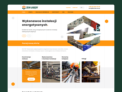 ZEM Łabędy - Website redesign