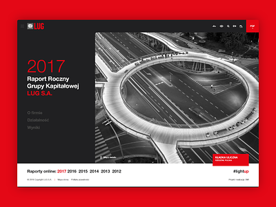 LUG Annual Report '17 concept