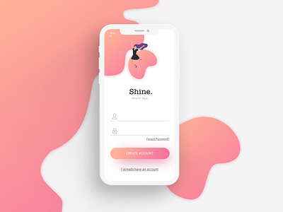 Shine App - Simple Sign up