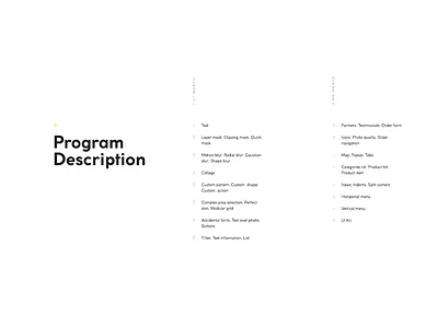 Course Program description course program landing page list numbered list program description ui design web design website