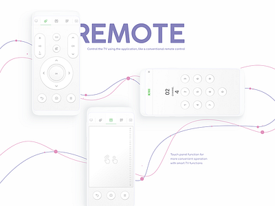 Kivi Remote #2 case design kivi mobile app mobile design smart tv ui design ux design