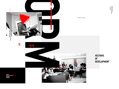 Experimental Design #01-Brainstorm experimental minimal photo red shot typography ui ux webdesign website work