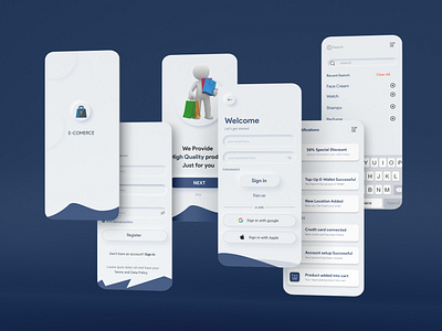 e commerce app design