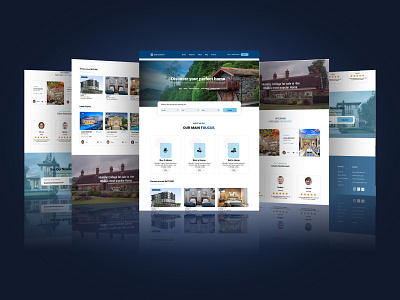 Real Estate Website design app app design branding design graphic design illustration ui ux web design